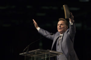 Southern Baptist Convention President Ronnie Floyd gives the president's address June 16 during the opening session of the SBC annual meeting at the Greater Columbus Convention Center in Columbus, Ohio. - Photo by By Matt Miller