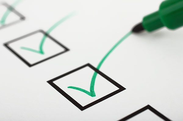 checklist exam to do list green marker quaestion questionnaire data checkbox box container